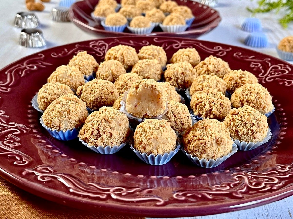 Brigadeiro de paçoca de amendoim