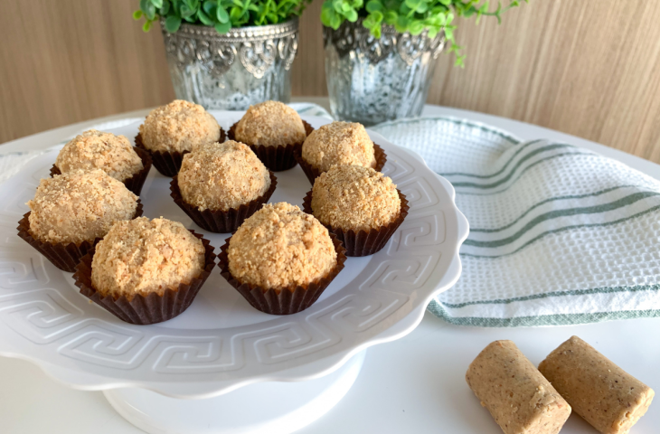 Brigadeiro de paçoca fácil