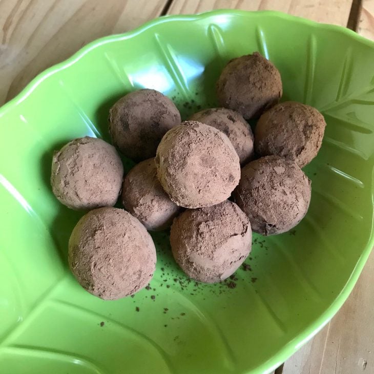 Brigadeiro fit com tâmaras