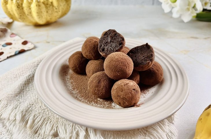 Brigadeiro sem leite condensado com banana madura