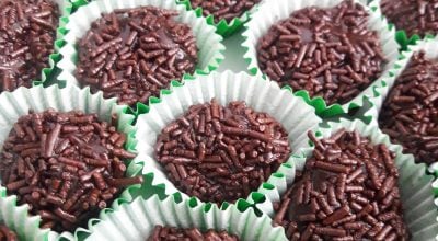 Brigadeiro vegano de inhame