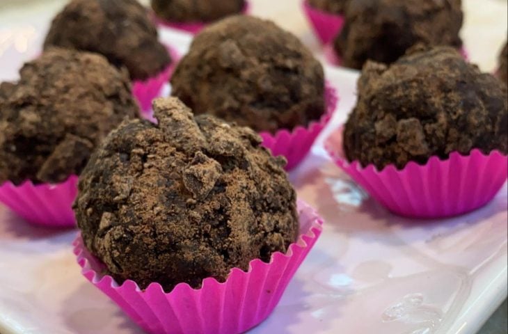 Brigadeiro vegano sem açúcar