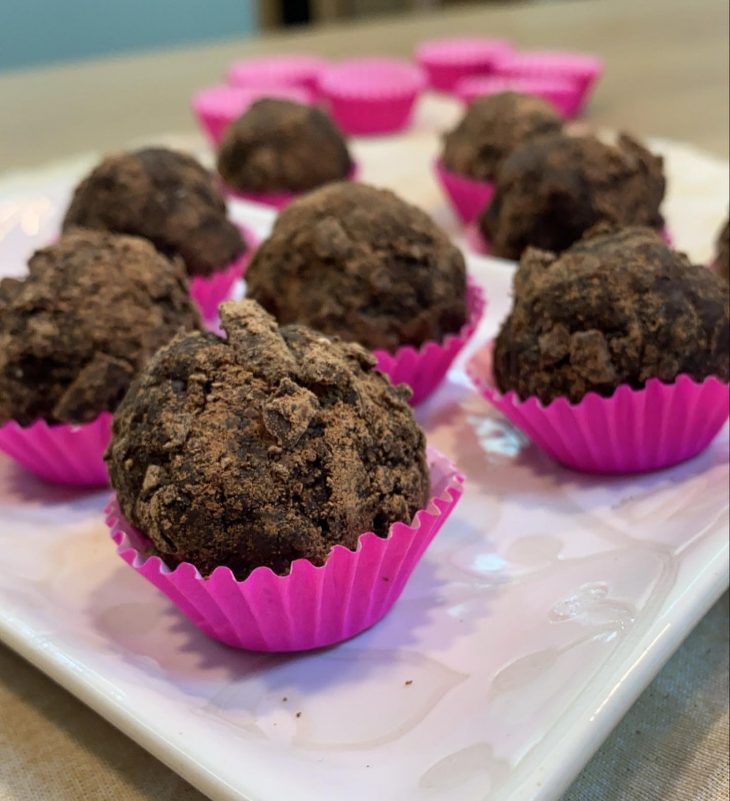 Brigadeiro vegano sem açúcar