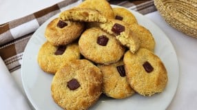 Broa de fubá com goiabada