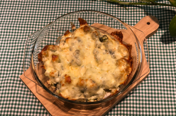 Brócolis gratinado fácil