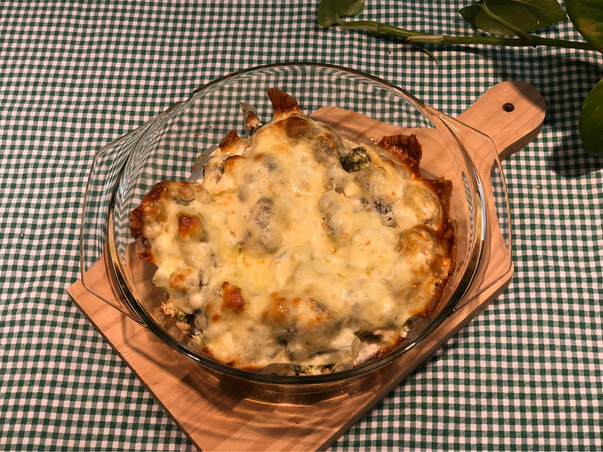 Brócolis gratinado fácil