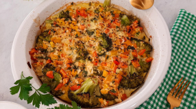 Brócolis gratinado fit