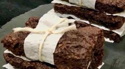 Brownie de abóbora e chocolate