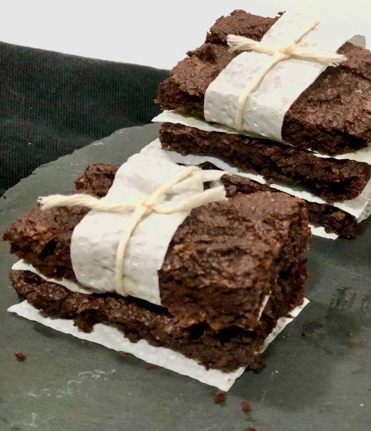 Brownie de abóbora e chocolate