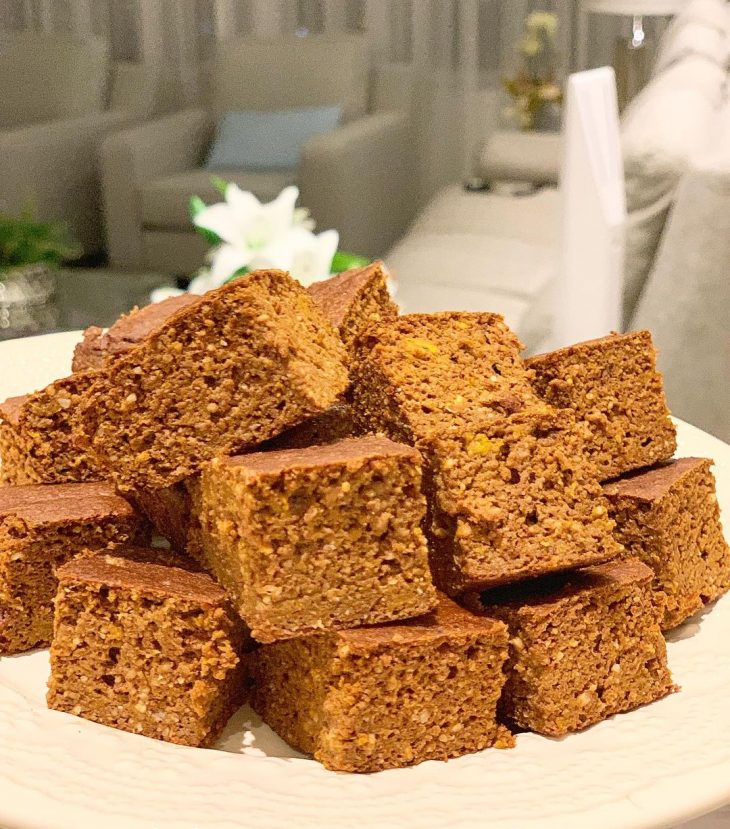 Brownie de abóbora proteico