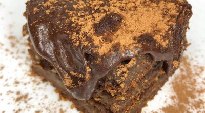 Brownie de banana com cacau