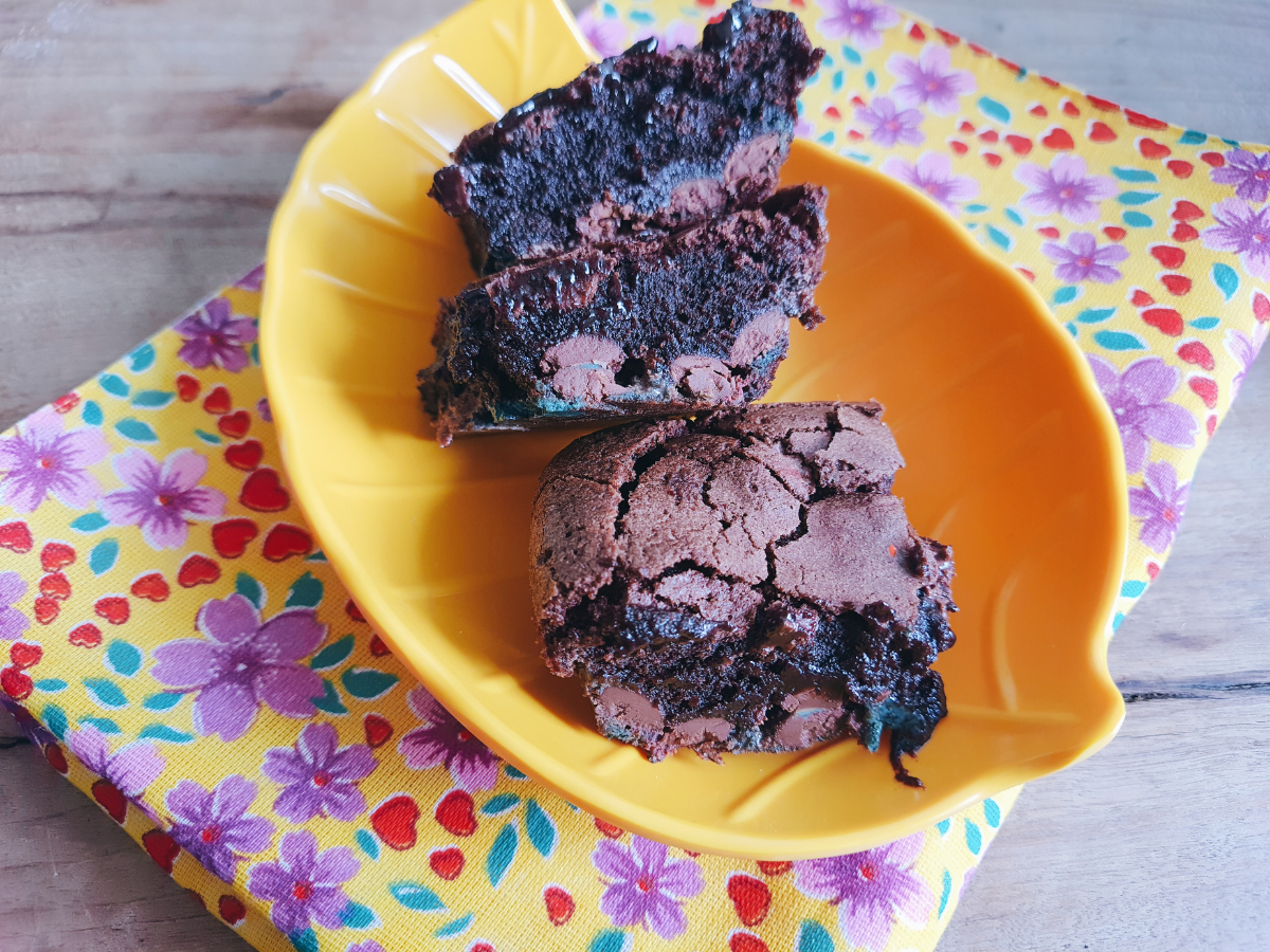 Brownie de chocolate com M&M’s