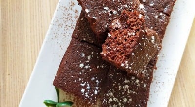 Brownie de chocolate fit