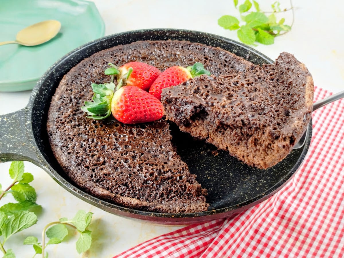 Brownie de frigideira