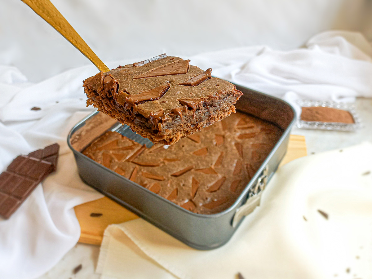 Brownie de nescau fácil e rápido