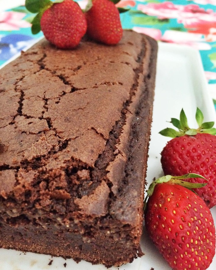 Brownie fit com chia