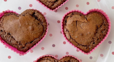 Brownie integral recheado