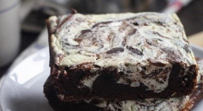 Brownie mármore de ricota