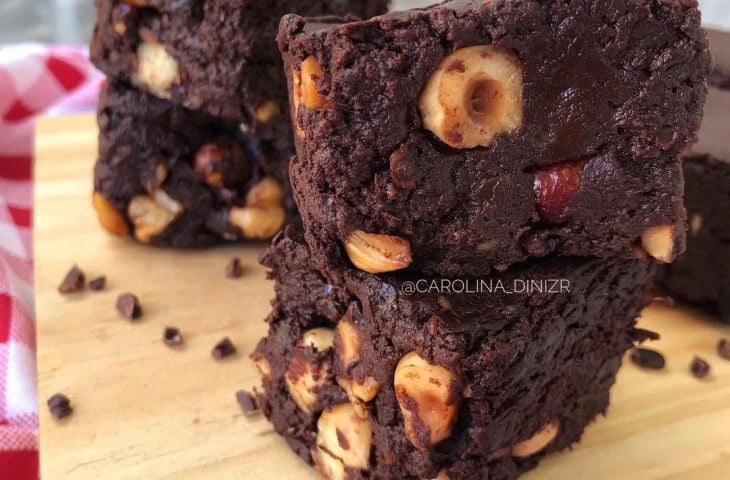 Brownie saudável com aveias