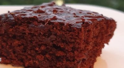 Brownie saudável de aveia