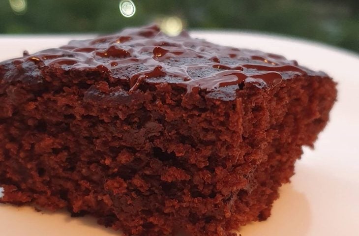 Brownie saudável de aveia