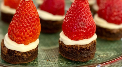 Brownies natalinos