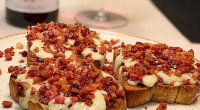 Bruschetta de bacon