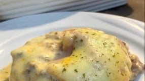 Cabelo de anjo no forno