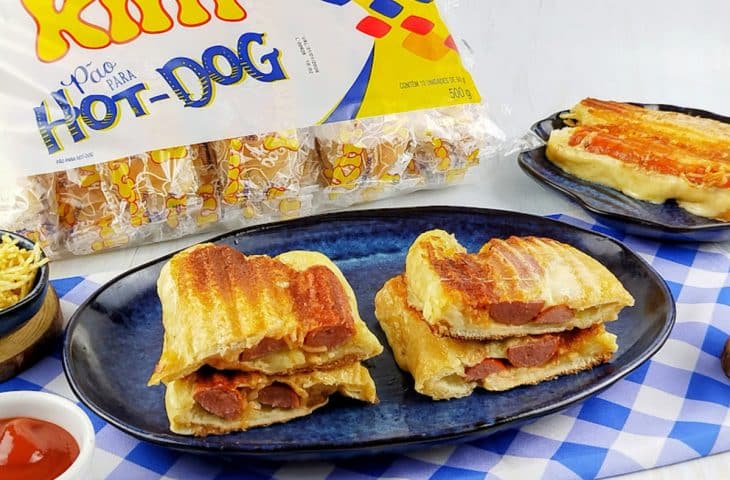 Cachorro-quente prensado