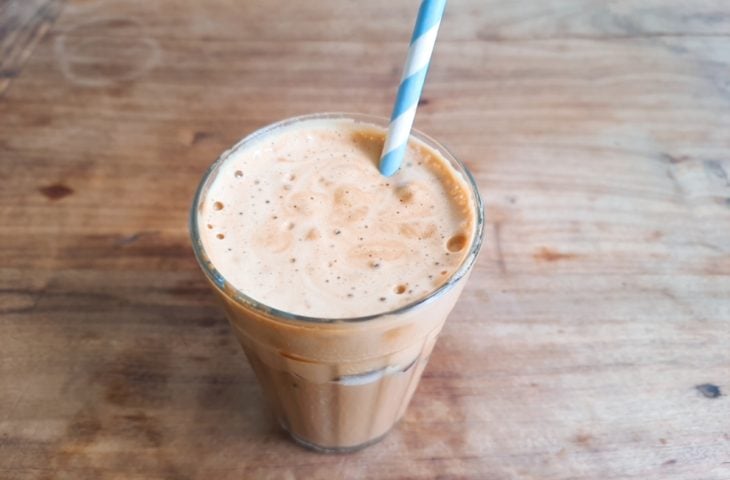 Café gelado cremoso