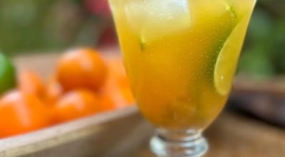 Caipirinha cítrica com rapadura