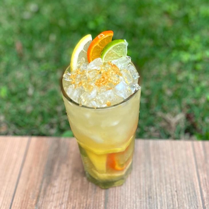 Caipirinha de 3 limões com rapadura