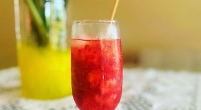 Caipirinha de morango fácil