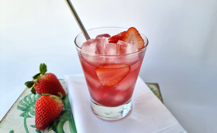 Caipiroska de morango