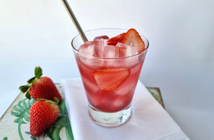 Caipiroska de morango