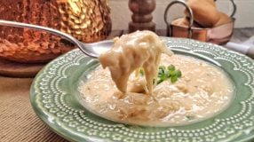 Caldo de pinto atolado