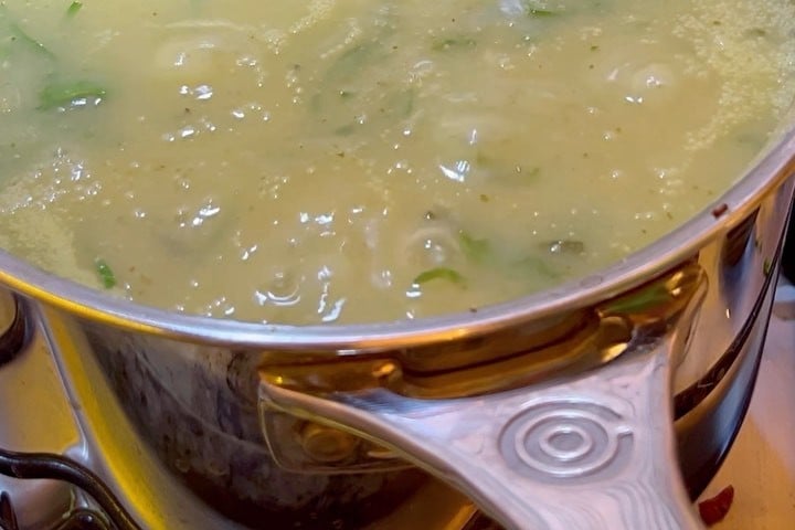 Caldo verde low carb