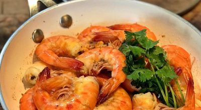 Camarão no bafo