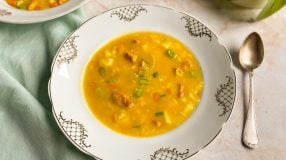 Canja de galinha cremosa