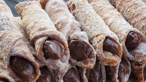 Cannolis de chocolate