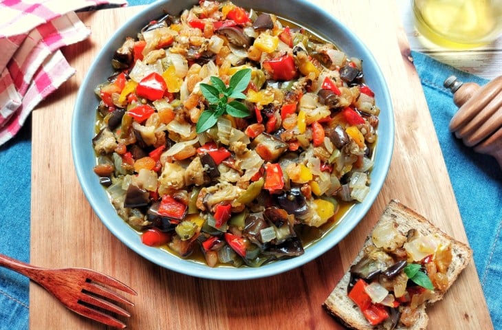 Caponata de berinjela