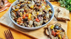 Caponata de berinjela ao forno