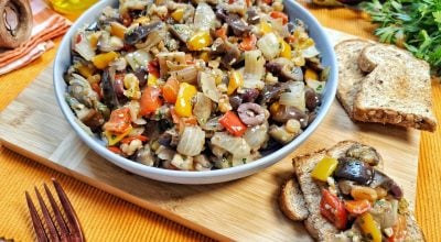 Caponata de berinjela ao forno