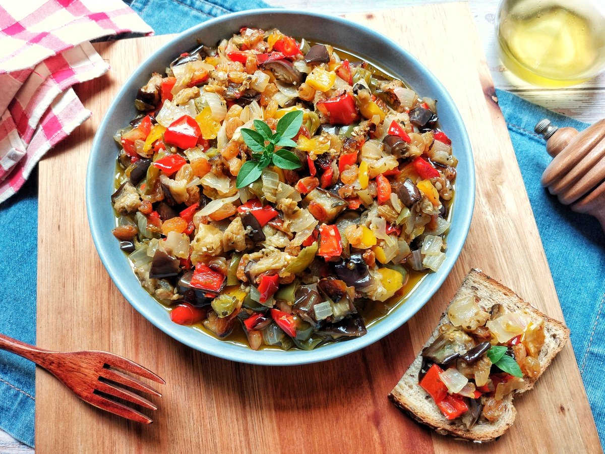 Caponata de berinjela