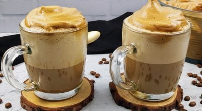 Capuccino cremoso de batedeira
