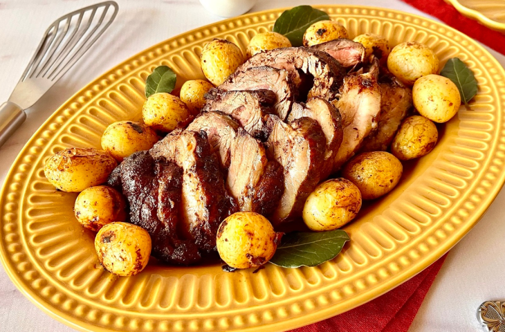 Carne ao vinho na panela de pressão