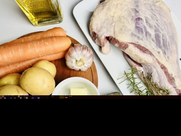 Todos os ingredientes da receita.