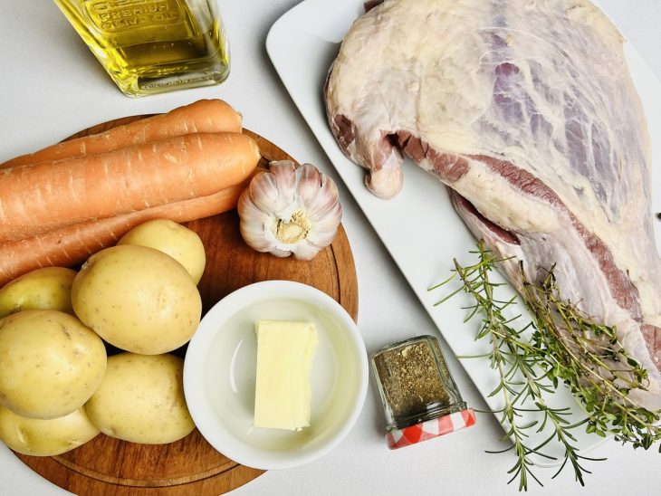 Ingredientes da receita.