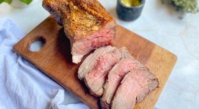 Carne assada na air fryer