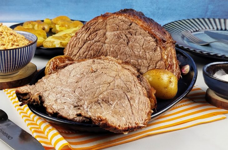 Carne assada simples
